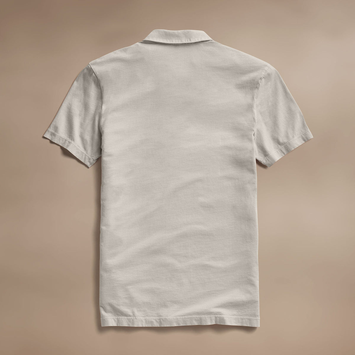 Sueded Jersey Polo in Salt Pigment | James Perse Los Angeles