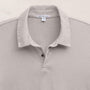 Sueded Jersey Polo in Silver Pigment | James Perse Los Angeles