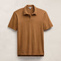 Sueded Jersey Polo in Whiskey Pigment | James Perse Los Angeles