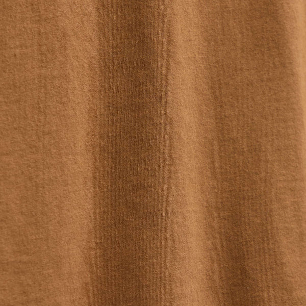 Sueded Jersey Polo in Whiskey Pigment | James Perse Los Angeles