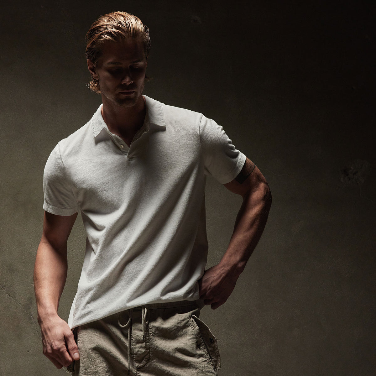 Men's Classic Polo Gift Set in Black/Azure/White | James Perse Los Angeles