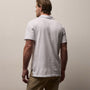Sueded Jersey Polo in White | James Perse Los Angeles