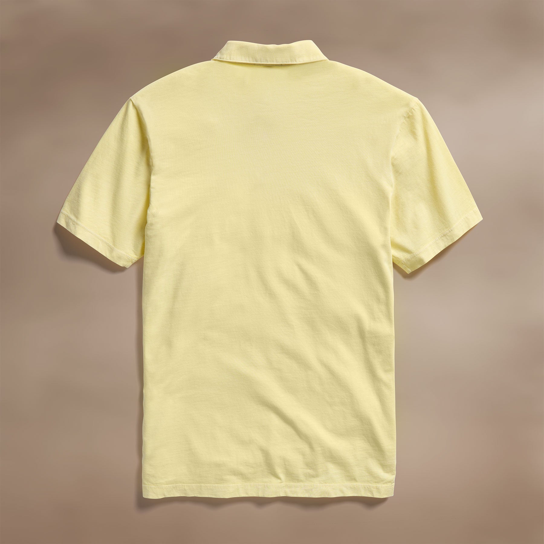 Sueded Jersey Polo in Yellow Cake Pigment | James Perse Los Angeles