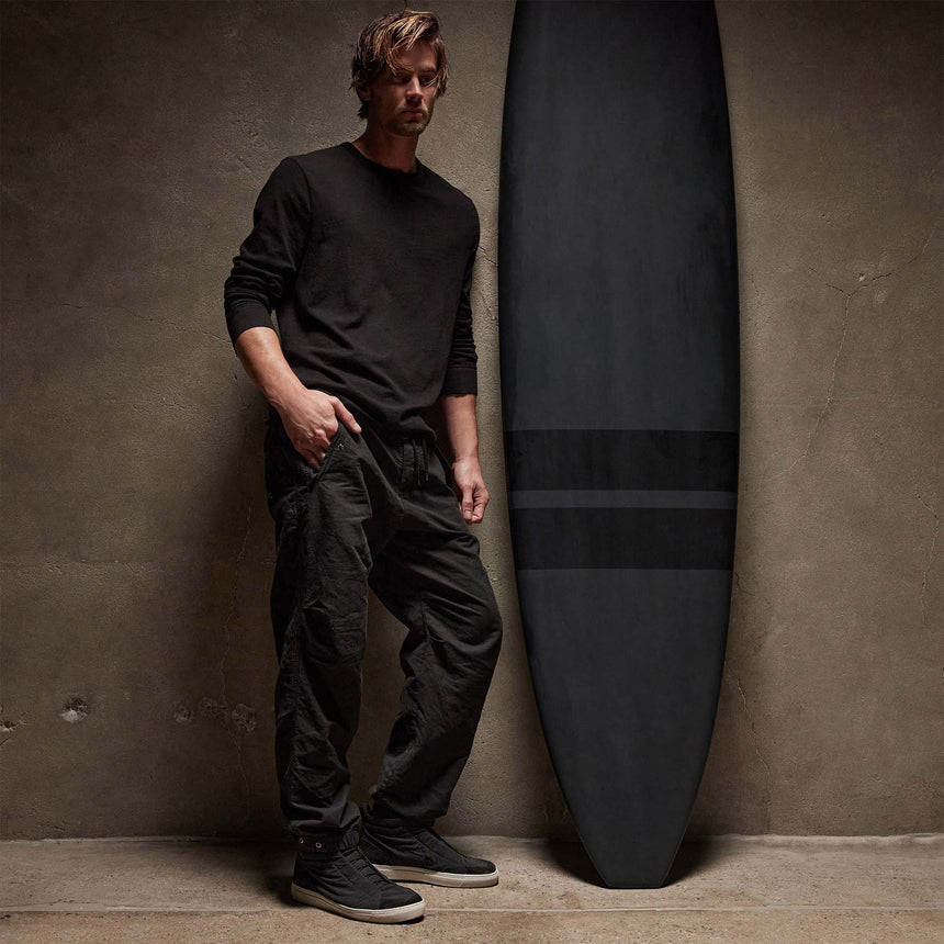 Cotton Hemp Flight Pant in Black | James Perse Los Angeles