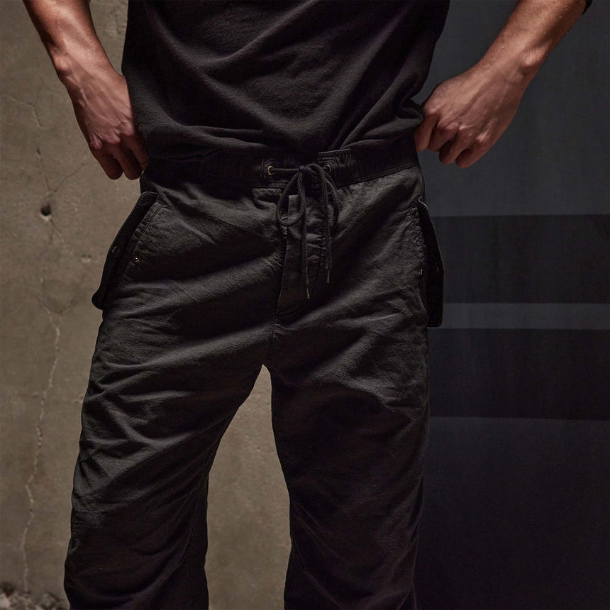 Cotton Hemp Flight Pant in Black | James Perse Los Angeles