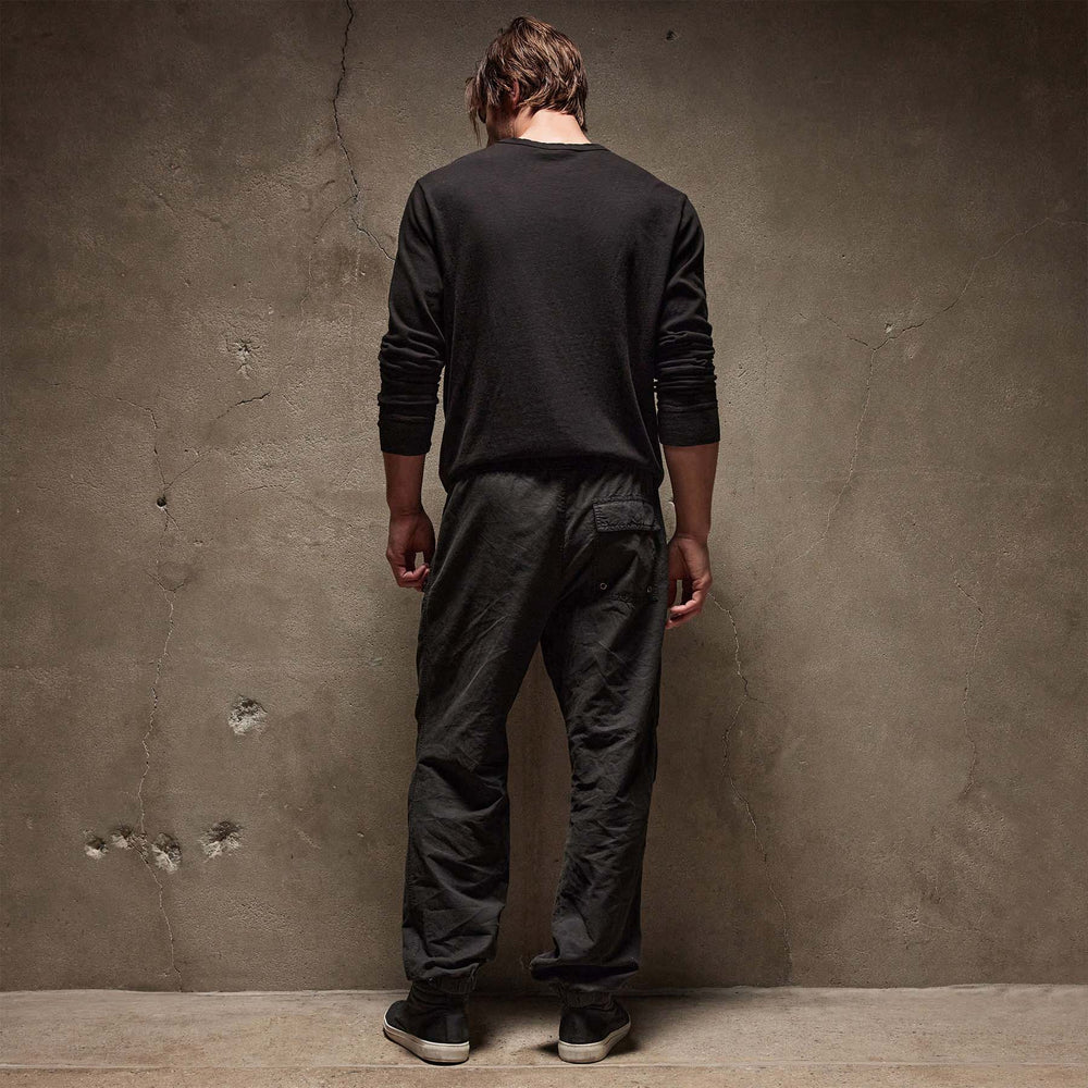 Cotton Hemp Flight Pant in Black | James Perse Los Angeles