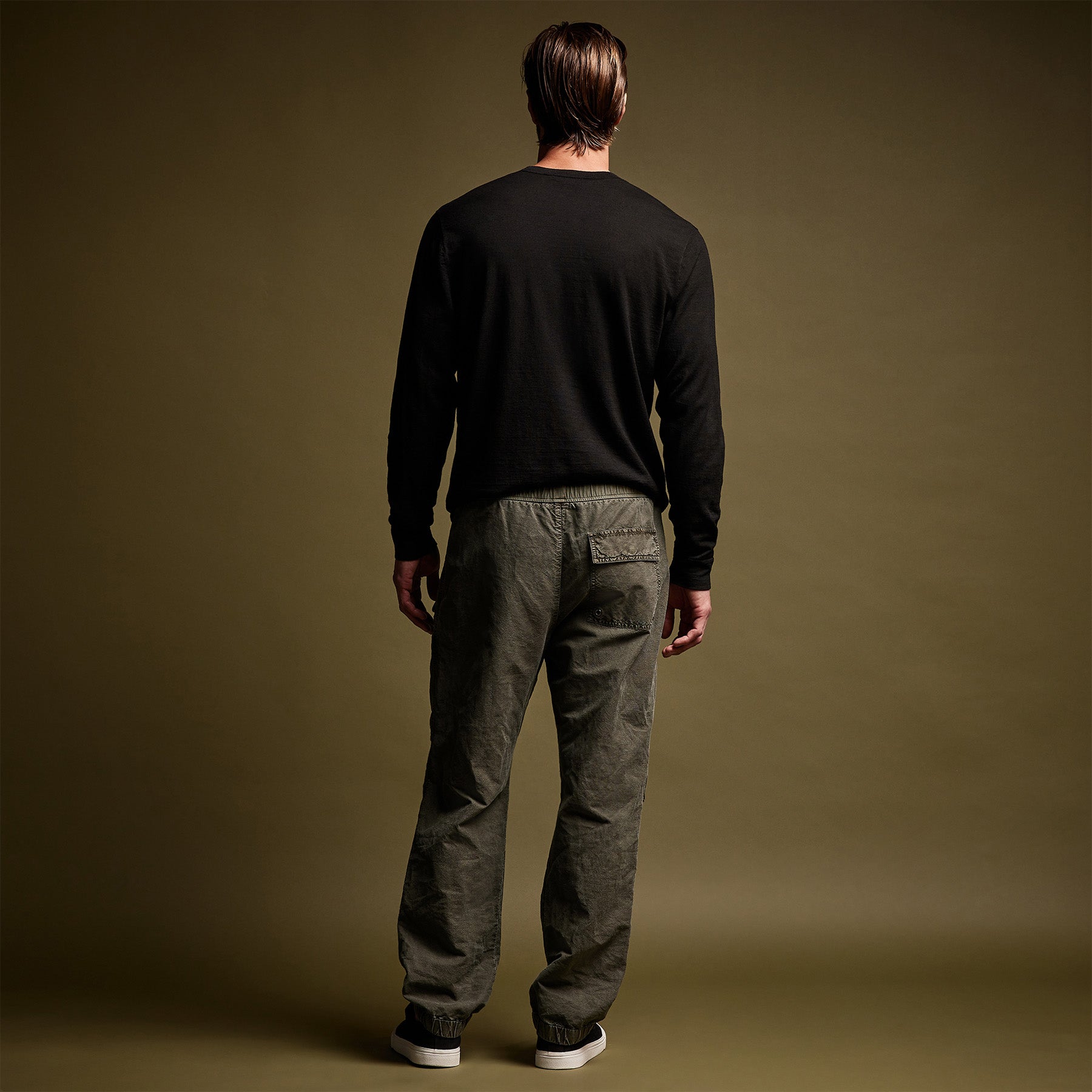 パンツ A15825 FLIGHT PANT NYCO PIGMENT DYED 34 Textured Flight Pant - Palm Pigment | James Perse Los Angeles