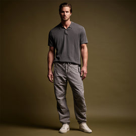 Textured Flight Pant in Silver Grey Pigment