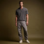 Textured Flight Pant in Silver Grey Pigment