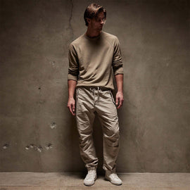 Cotton Hemp Flight Pant in Toast Pigment | James Perse Los Angeles