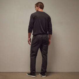 Textured Relaxed Pant in Black | James Perse Los Angeles