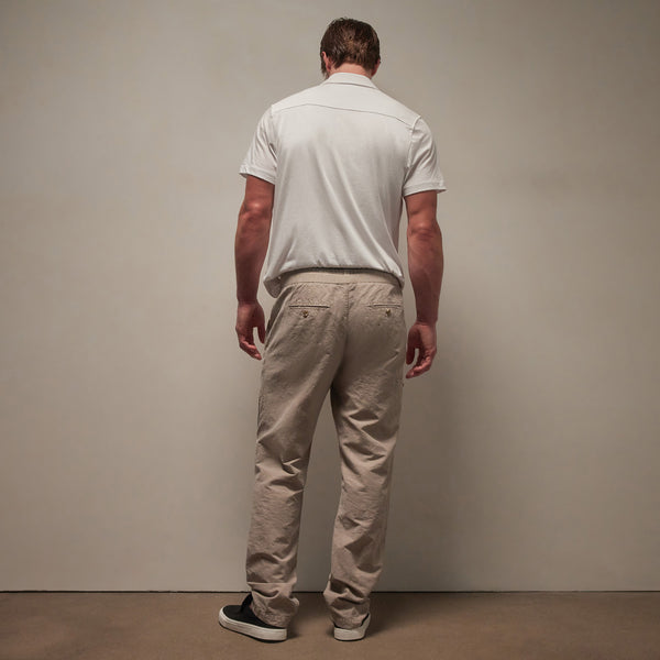 Textured Relaxed Pant in Toast Pigment | James Perse Los Angeles