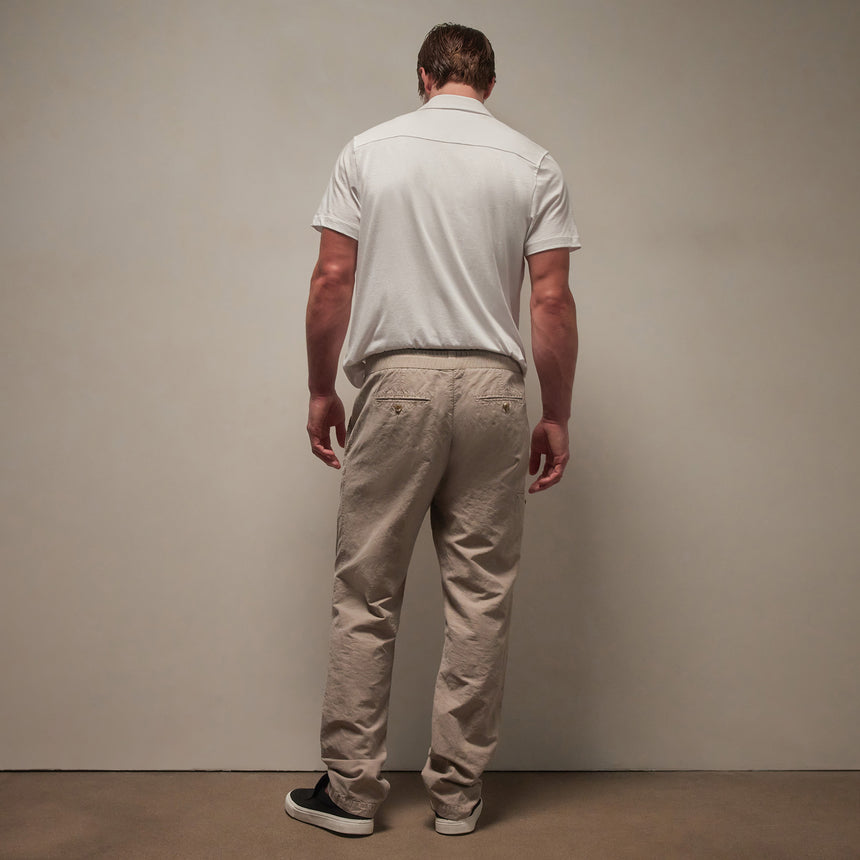 Textured Relaxed Pant in Toast Pigment | James Perse Los Angeles