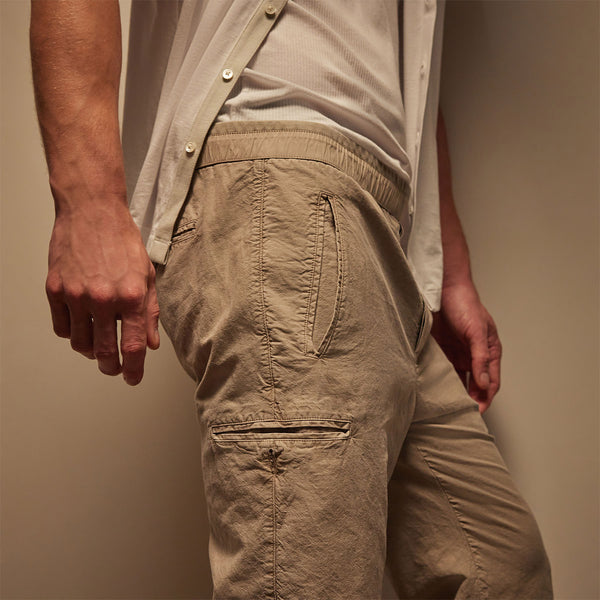 Textured Relaxed Pant in Toast Pigment | James Perse Los Angeles