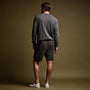 Textured Cotton Hemp Short in Magma Pigment | James Perse Los Angeles