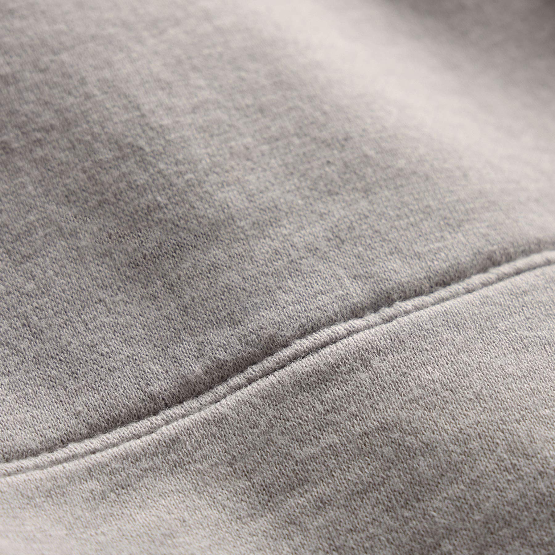 Cotton Cashmere Sweatshirt in Fog | James Perse Los Angeles