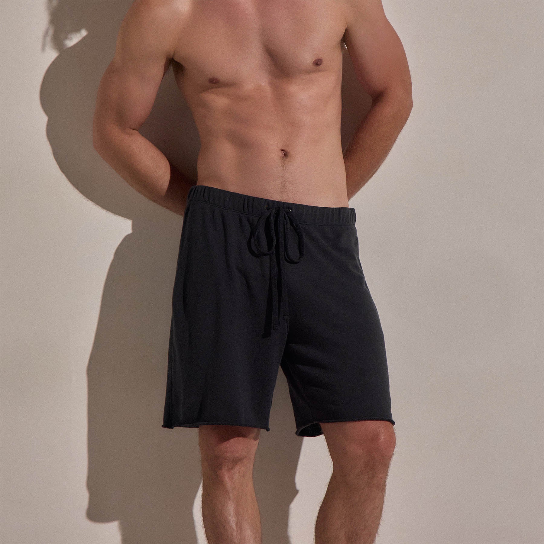 Cotton Cashmere Sweat Short in Magma | James Perse Los Angeles