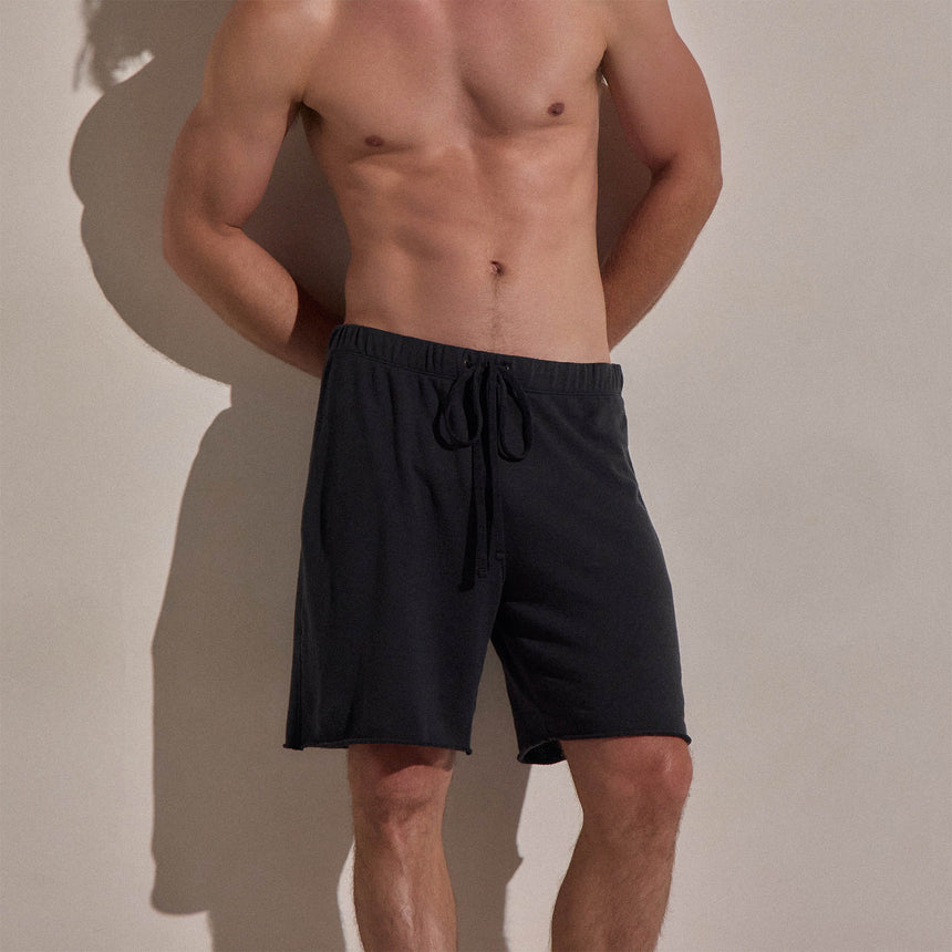 Cotton Cashmere Sweat Short in Magma | James Perse Los Angeles