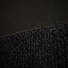 Luxury Down Front Zip Sweater in Black | James Perse Los Angeles