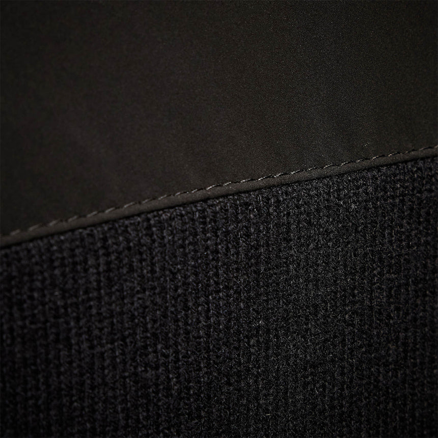 Luxury Down Front Zip Sweater in Black | James Perse Los Angeles