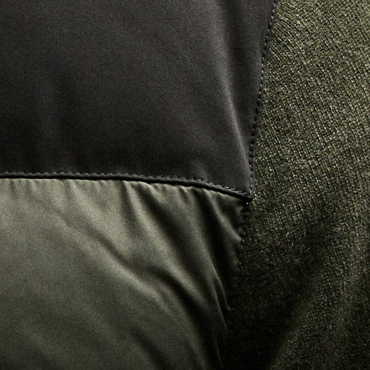 Luxury Down Front Zip Sweater in Sierra | James Perse Los Angeles