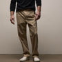 Elevated Cotton Twill Drawstring Trouser in Light Khaki | James Perse Los Angeles