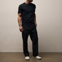 Fine Cotton Twill Patch Pocket Pant In Black | James Perse Los Angeles