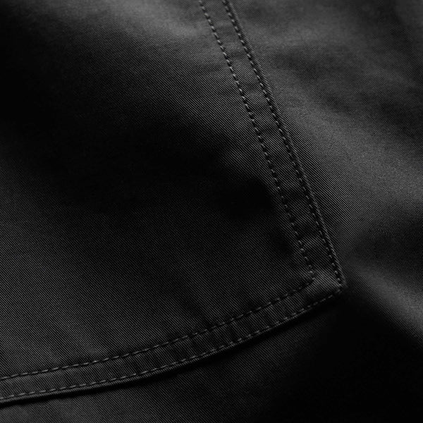 Fine Cotton Twill Patch Pocket Pant in Black | James Perse Los Angeles