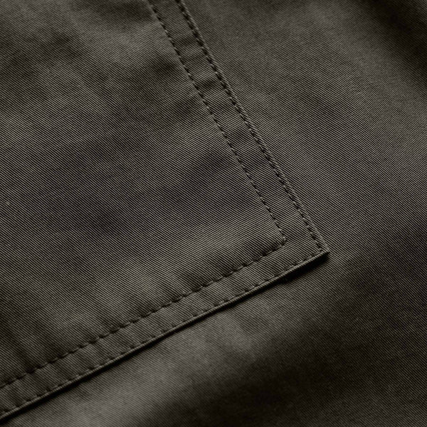 Fine Cotton Twill Patch Pocket Pant in Dark Olive | James Perse Los Angeles