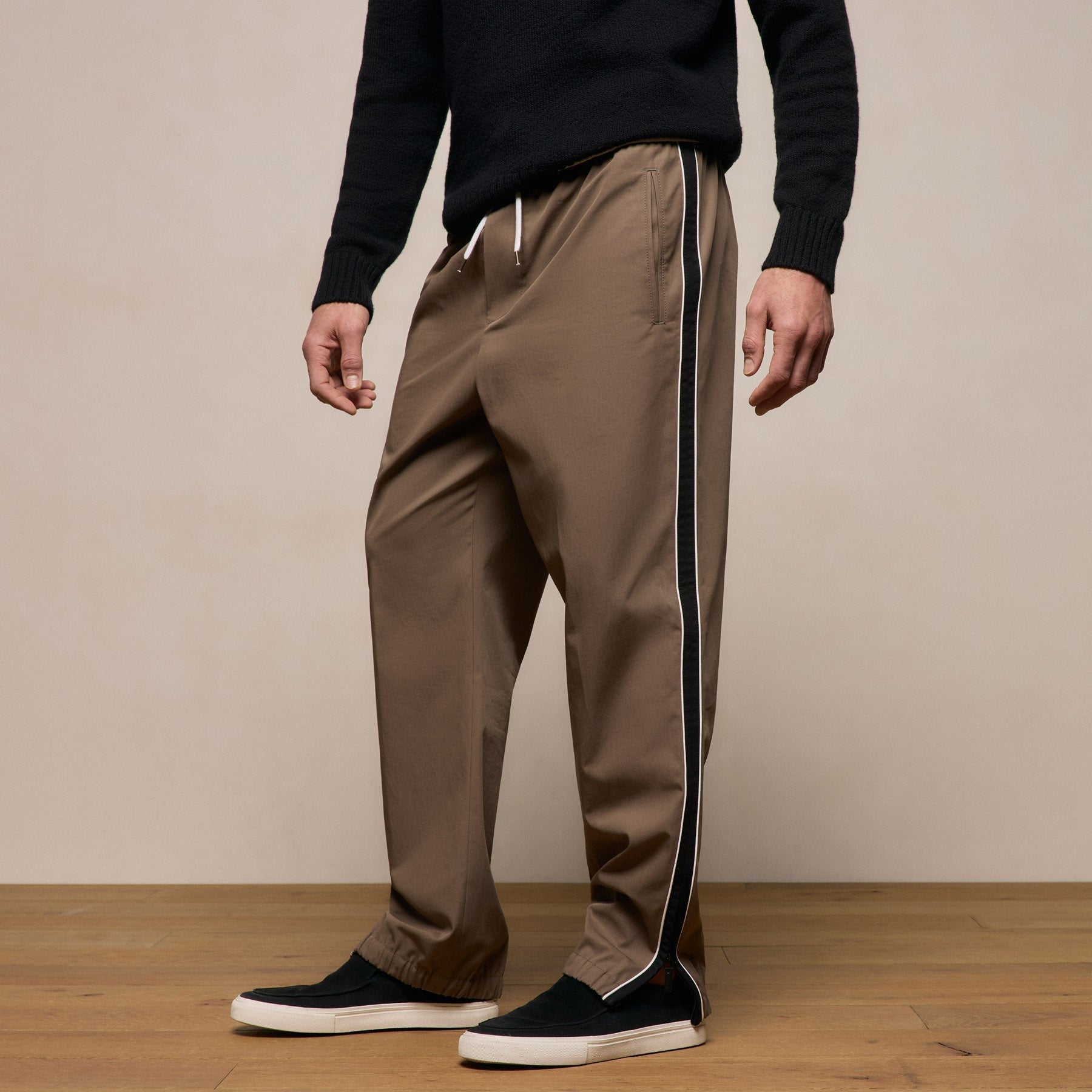 Elevated Cotton Twill Track Pant from James Perse - $595