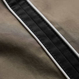 Elevated Cotton Twill Track Pant in Light Olive/Black/White | James Perse Los Angeles