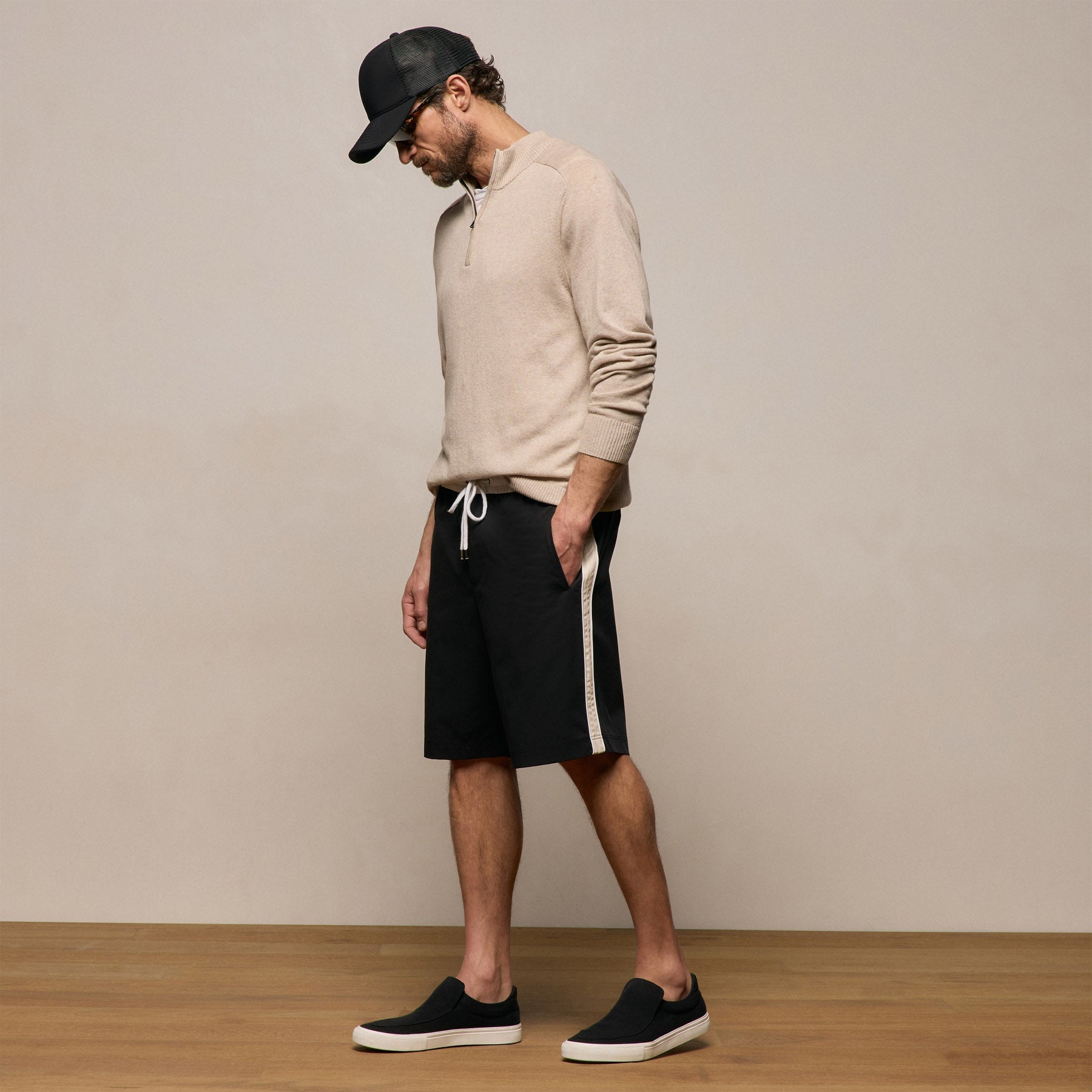 Elevated Cotton Twill Track Short from James Perse - $495