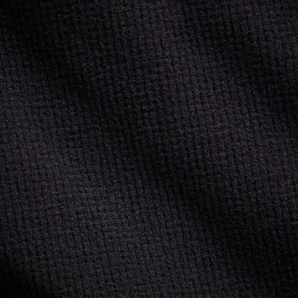 Tech Waffle Performance Hoodie  in Black/Orange | James Perse Los Angeles