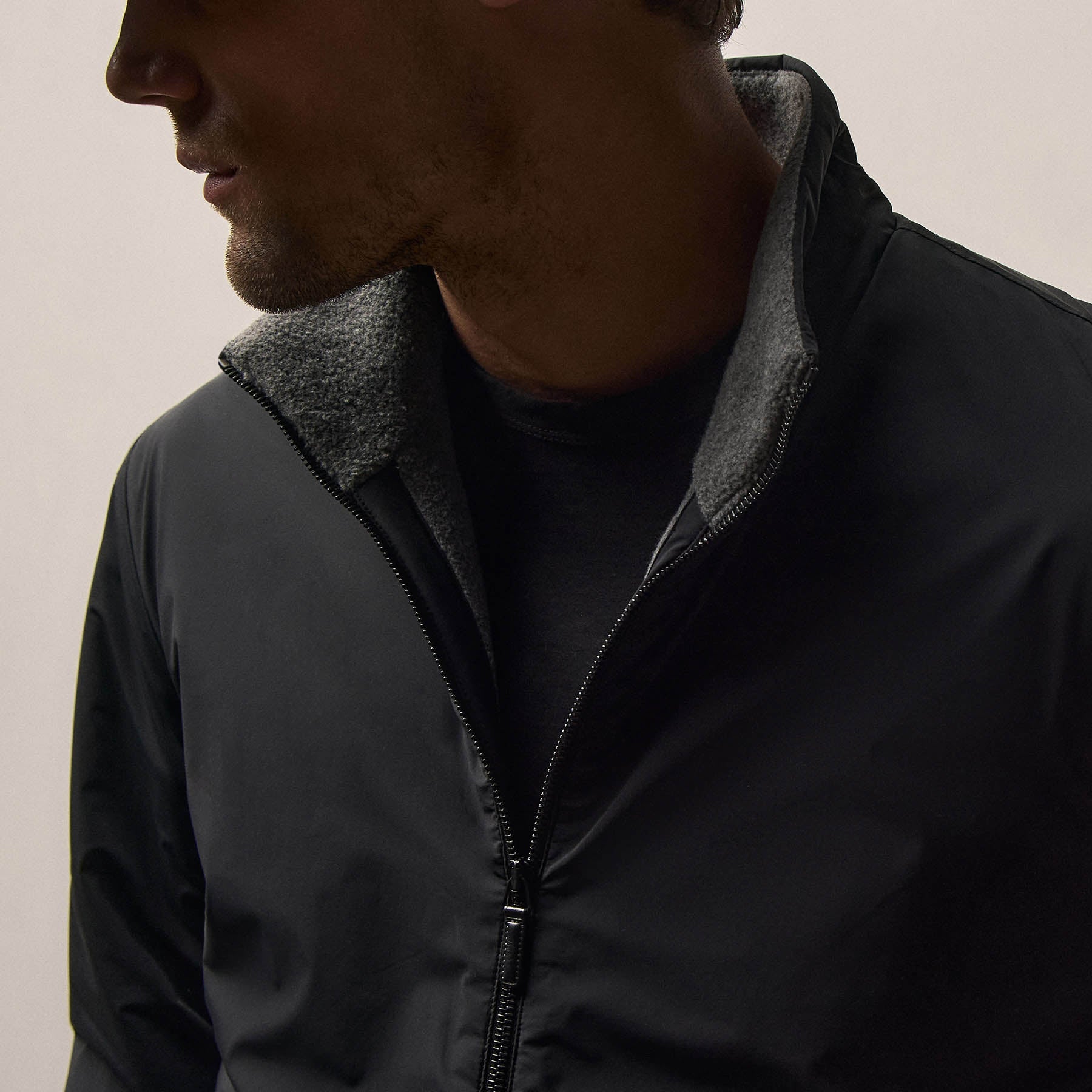 Stretch Sport Jacket - Black | James Perse Los Angeles