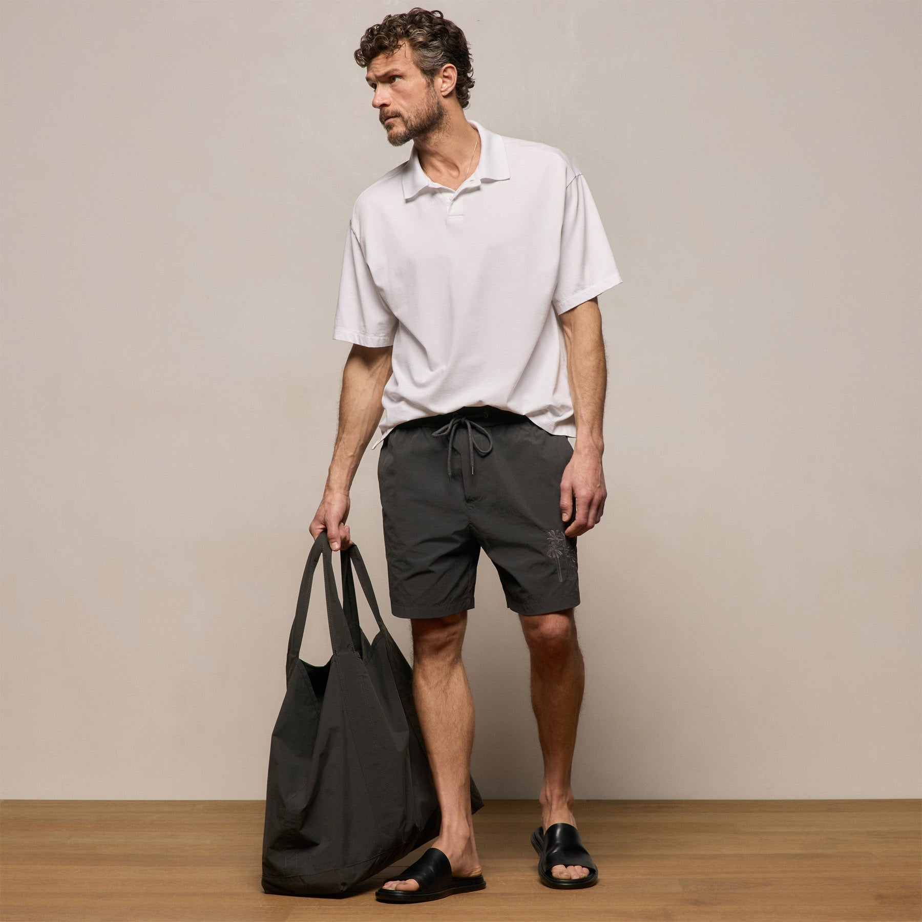 Palm Embroidered Boardshort from James Perse - $395