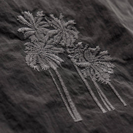 Palm Embroidered Boardshort in Carbon | James Perse Los Angeles