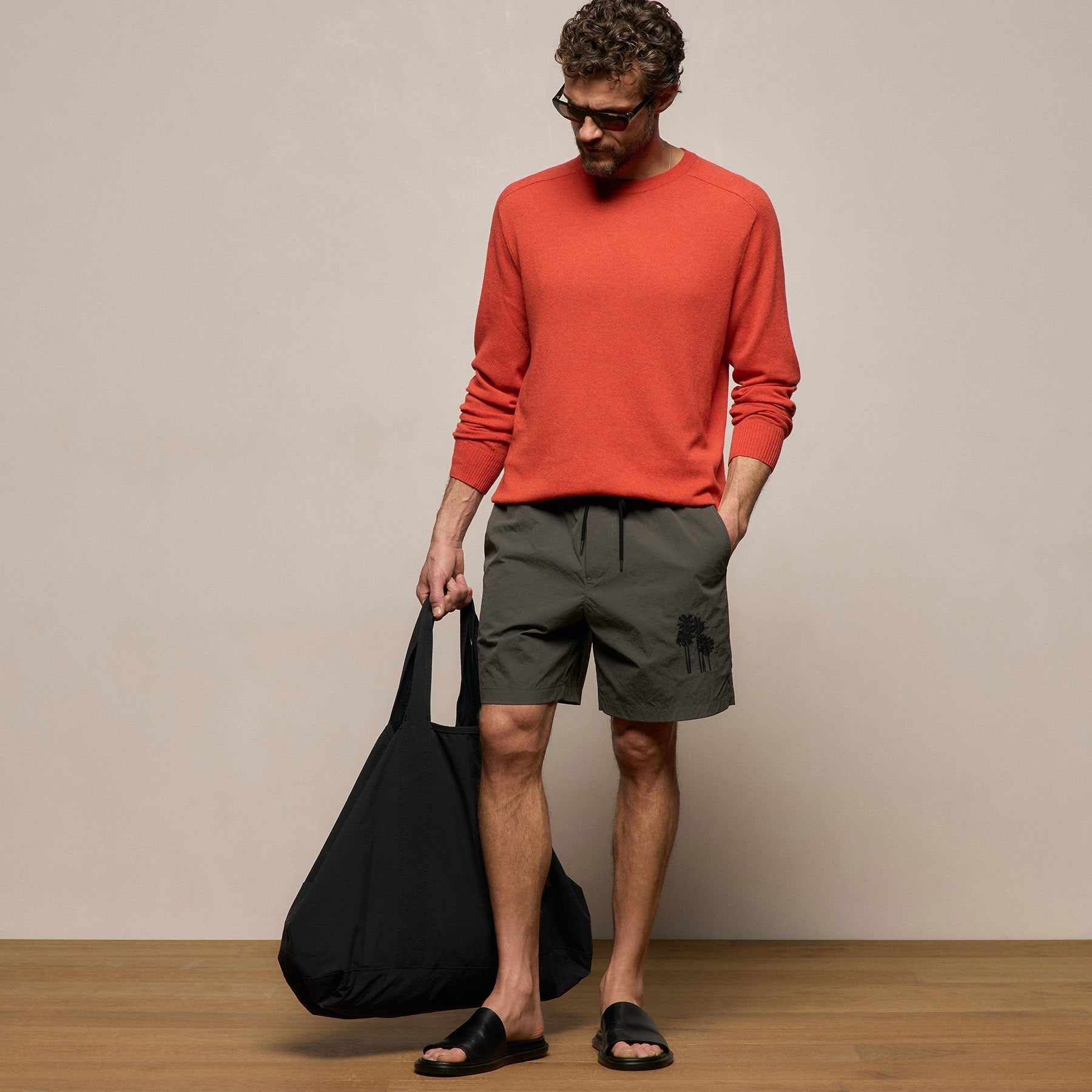 Palm Embroidered Boardshort from James Perse - $395