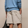 Palm Embroidered Boardshort in Salt | James Perse Los Angeles
