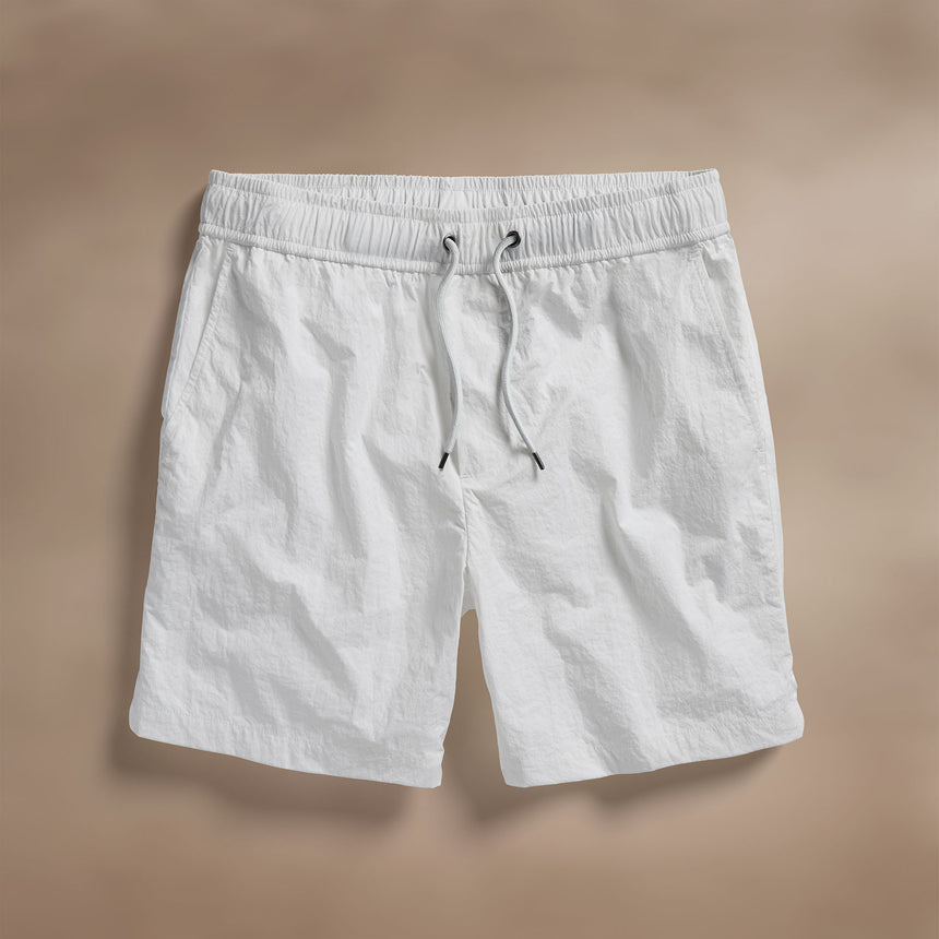 Elevated Board Short in White | James Perse Los Angeles