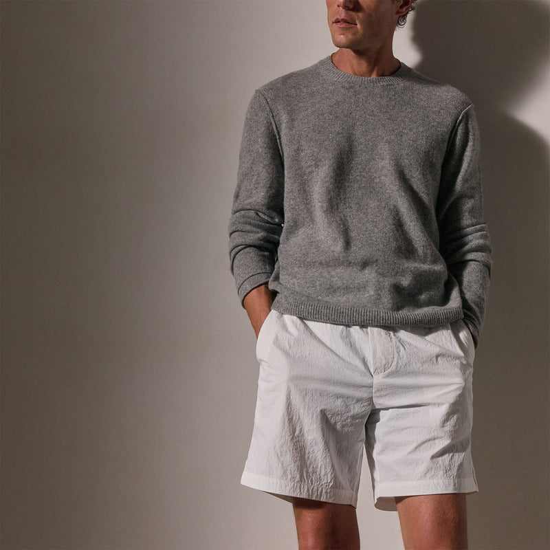 Elevated Board Short in White | James Perse Los Angeles