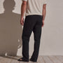 Lighweight Wool Pull On Trouser in Black | James Perse Los Angeles