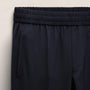 Lighweight Wool Pull On Trouser in Blue Noir | James Perse Los Angeles