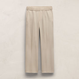 Lighweight Wool Pull On Trouser in Flax | James Perse Los Angeles