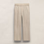 Lighweight Wool Pull On Trouser in Flax | James Perse Los Angeles