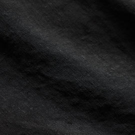 Textured Linen Flight Short in Black | James Perse Los Angeles