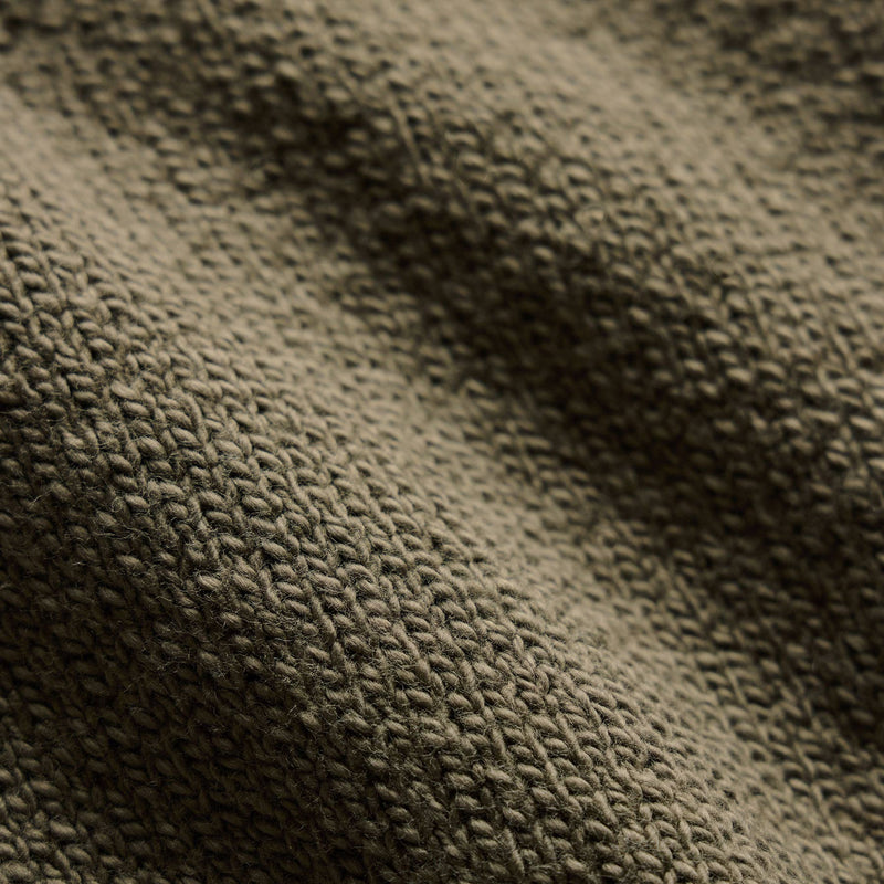Stretch Cotton Crew Sweater in Light Olive | James Perse Los Angeles