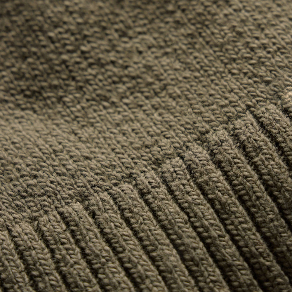 Stretch Cotton Crew Sweater in Light Olive | James Perse Los Angeles