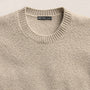 Stretch Cotton Crew Sweater in Taupe | James Perse Los Angeles