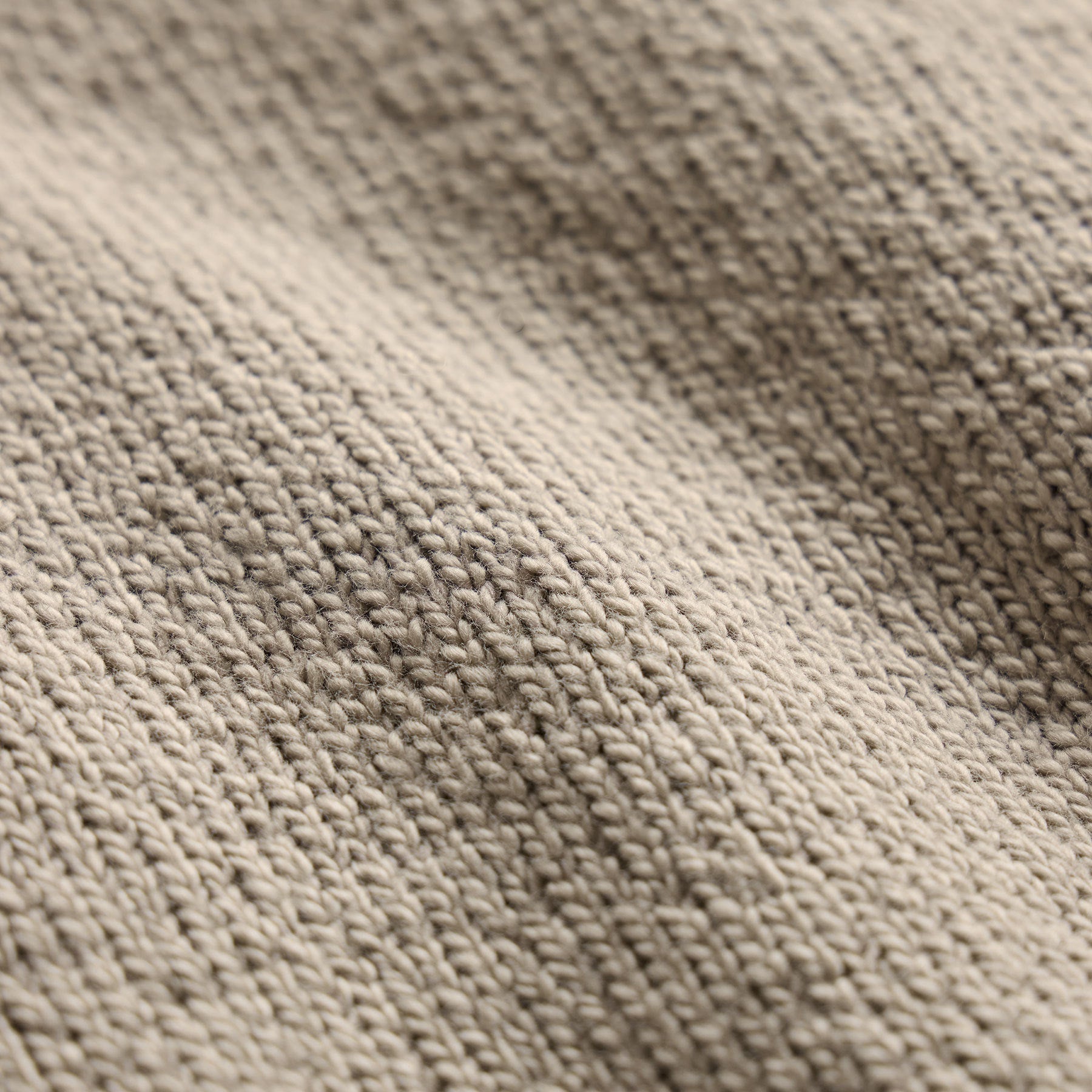 Stretch Cotton Crew Sweater in Taupe | James Perse Los Angeles