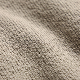 Stretch Cotton Crew Sweater in Taupe | James Perse Los Angeles